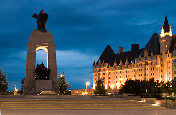 Christmas Wreath on Parliement Hill Ottawa